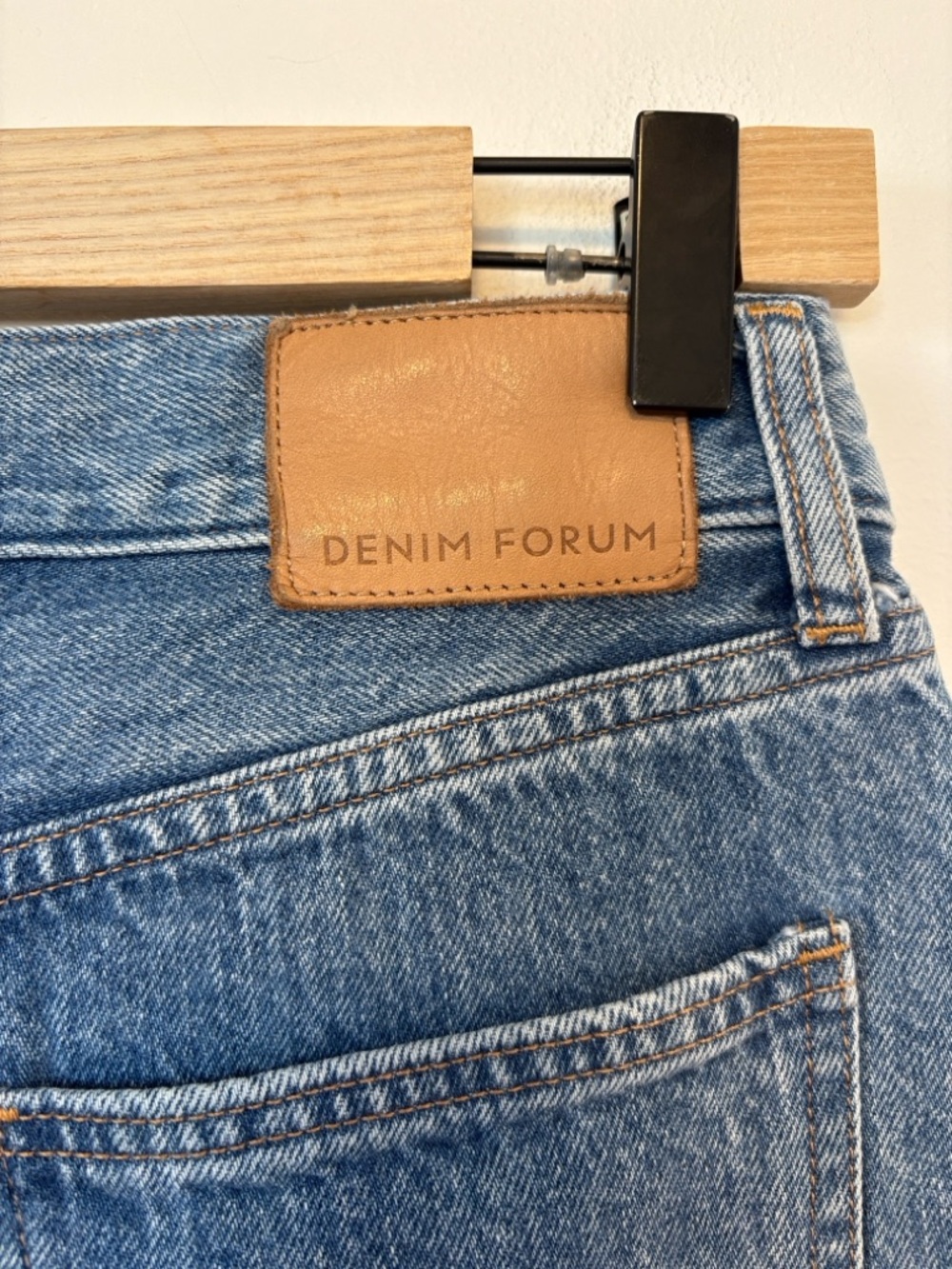 Denim Forum THE '90S MID-RISE CARGO MINI SKIRT , sz: 25 - Picture 8 of 13
